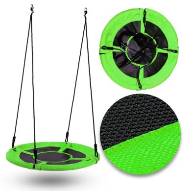 Підвісні гойдалки Corciano 253x170x207 см Сірий 5901157673374 фото - 11