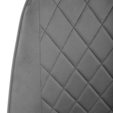 Обідній стілець поворотний Homla LAURENT Welur Сірий 213725 фото - 4