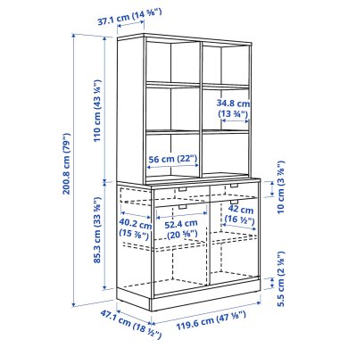 Стелаж TONSTAD Кремовий - 3 IKEA Стелаж TONSTAD Кремовий (ИКЕА ТОНСТАД) 19571764 фото - 3