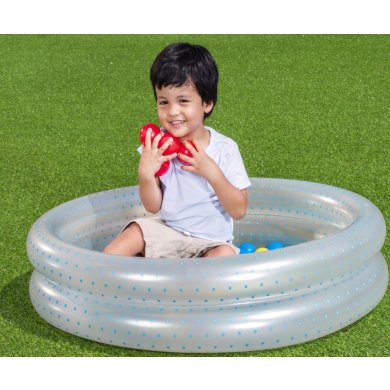 Надувний дитячий басейн Bestway 51141 91х20 см Білий - 6 Надувний дитячий басейн Bestway 51141 91х20 см Білий BES51141 фото - 6