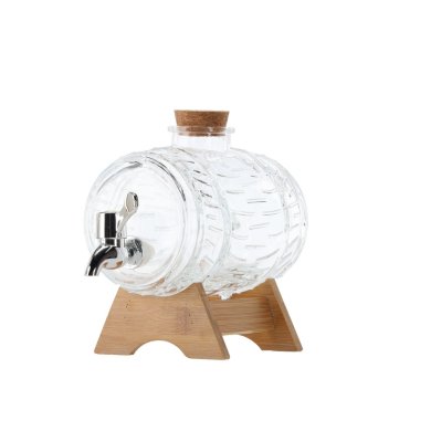 Диспенсер для напитков Chomik БОЧКА 1 л Прозрачный ZIX5704 фото - 5