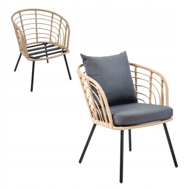 Комплект садовой мебели Kontrast VERONA PRO Серый 5.05.12276 фото - 2