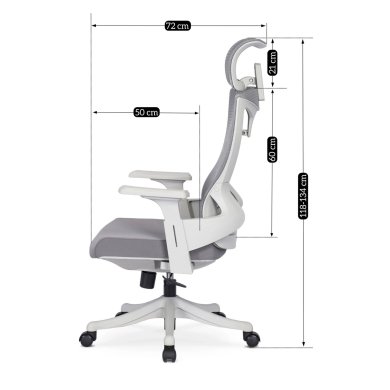 Офісне крісло Mebel Elit CARET 2 Сірий ME.CARET2/P/T/FO фото - 17