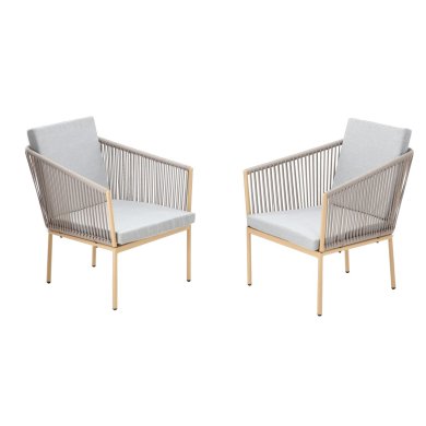 Комплект садовой мебели Garden Line MONTE Серый - 5 Комплект садовой мебели Garden Line MONTE Серый ABI1428 фото - 5