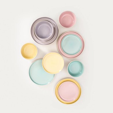 Десертная тарелка Homla LABRA 20 см Голубой 243154 фото - 5