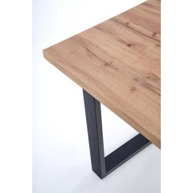 Розкладний обідній стіл Halmar VENOM Дуб вотан - 14 Розкладний обідній стіл Halmar VENOM Дуб вотан V-PL-VENOM_135-185-ST фото - 14