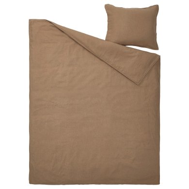 IKEA Комплект постельного белья DYTAG 150x200 см Бежевый (ИКЕА ДИТАГ) 30518888 фото - 4