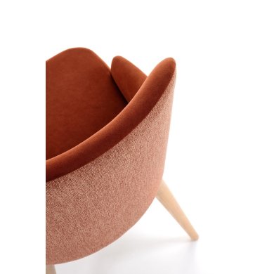 Обеденный стул поворотный Halmar MALAGA Корица V-PL-N-MALAGA-MAVEL44/STELAR54 фото - 9