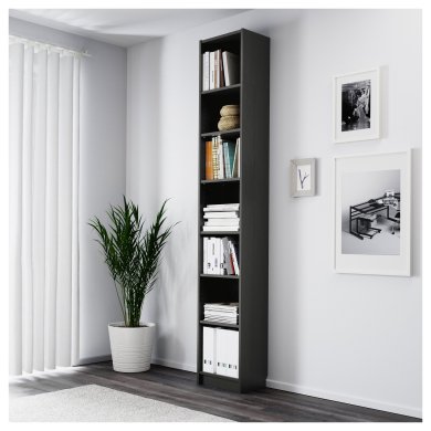 IKEA Стеллаж BILLY Черный (ИКЕА БИЛЛИ) 79217737 фото - 3