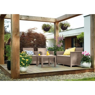 Комплект садових меблів Keter EMMA 2 Графіт 246158 фото - 3