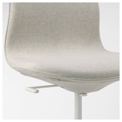 IKEA Офисное кресло LANGFJALL Бежевый (ИКЕА ЛАНГФЬЯЛЛЬ) 09252480 фото - 6