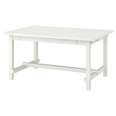 IKEA Раскладной обеденный стол NORDVIKEN Белый (ИКЕА NORDVIKEN) 90368715
