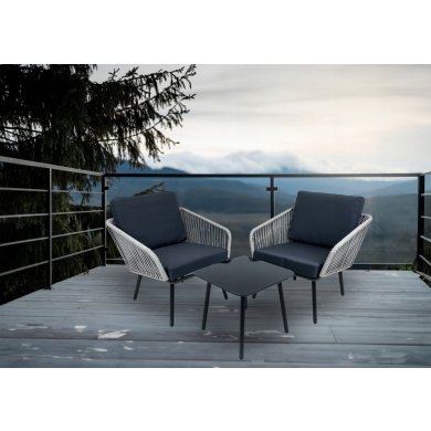 Комплект садових меблів Kontrast VENEZIA Сірий - 12 Комплект садових меблів Kontrast VENEZIA Сірий 5.05.13051 фото - 12