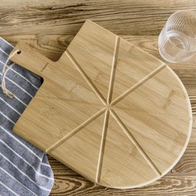 Разделочная доска для пици Homla BAMBOU 43х39,5 см Дерево - 5 Разделочная доска для пици Homla BAMBOU 43х39,5 см Дерево 229362 фото - 5