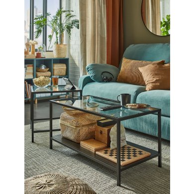 IKEA Комплект журнальных столов VITTSJO 2 шт Черный (ИКЕА ВИТШО) 80215332 фото - 13