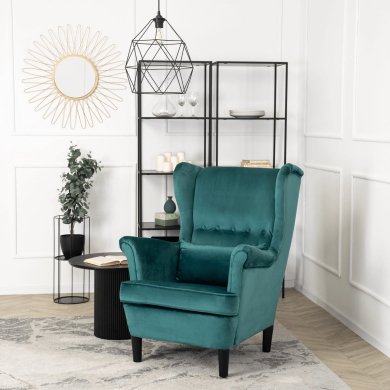 Крісло м'яке Mebel Elit KLARIS 2 Welur Зелений ME.KLARIS2/Z/V/FW фото - 6