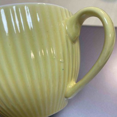 УЦЕНКА Чашка с блюдцем Homla SIENA 240 мл Желтый brak/235713 фото - 4