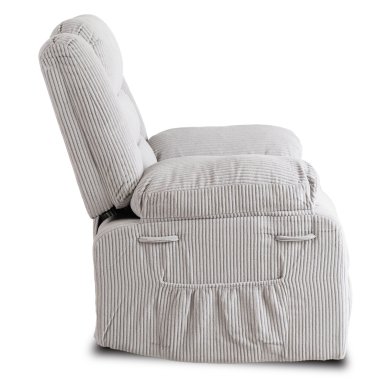 Кресло мягкое раскладное с реклайнером Mebel Elit ARTURO Velvet Серый ME.ARTURO/P/SZTR/FW фото - 3