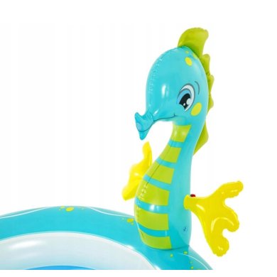 Надувний дитячий басейн Bestway 53114 188х160х86 см Блакитний BES53114 фото - 11