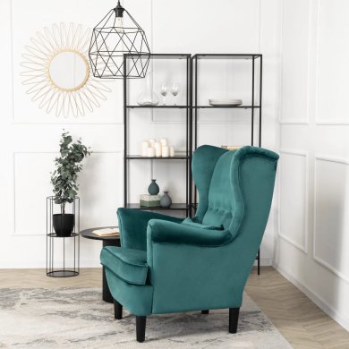 Крісло м'яке Mebel Elit KLARIS 2 Welur Зелений ME.KLARIS2/Z/V/FW фото - 8