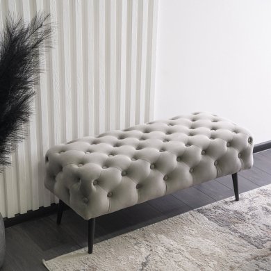 Скамья Mebel Elit VERA 2 Серый ME.VERA2/P/CZ/V/FW фото - 4