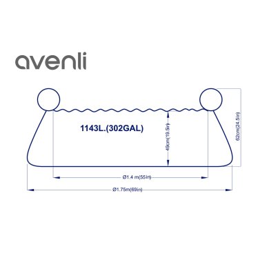 Надувной детский бассейн Bestway 17398 ЖАБКА 175x62 см Зеленый JIL17398 фото - 3
