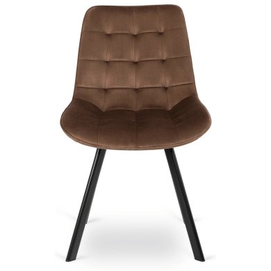 Обеденный стул Mebel Elit RICK Welur Коричневый ME.RICK/BR/V/K фото - 2