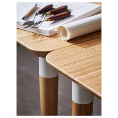IKEA Стільниця ANFALLARE 140х65 см Бамбук (ИКЕА АНФАЛЛАРЕ) 00465141 фото - 4