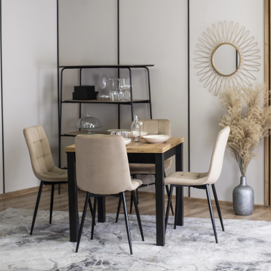 Обідній стілець Mebel Elit PERU Welur Бежевий - 7 Обідній стілець Mebel Elit PERU Welur Бежевий ME.PERU/BZ/V/K фото - 7