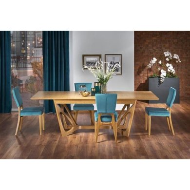 Раскладной обеденный стол Halmar WENANTY Дуб - 2 Раскладной обеденный стол Halmar WENANTY Дуб V-PL-WENANTY-ST-DĄB_MIODOWY фото - 2