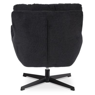 Крісло м'яке поворотне Mebel Elit REAL Чорний ME.REAL/CZ/CZ/T/FW фото - 5