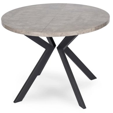 Раскладной обеденный стол Mebel Elit LUKAS Бетон - 3 Раскладной обеденный стол Mebel Elit LUKAS Бетон ME.LUKAS/BET/CZ/S фото - 3