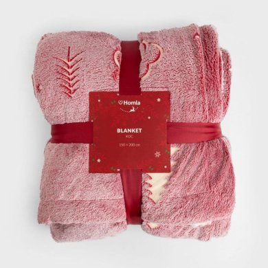 Плед Homla LUMINOSO 150x200 см Червоний 231924 фото - 6