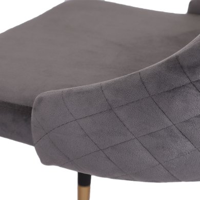 Обеденный стул Homla LOGAN Welur Серый 164070 фото - 7