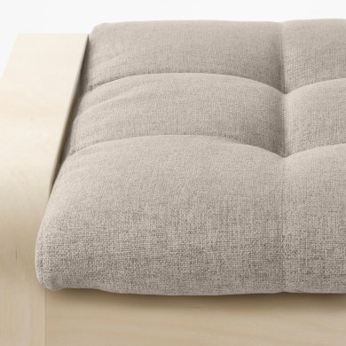 IKEA Крісло-качалка з підставкою POANG Бежевий (ИКЕА ПОАНГ) 29502001 фото - 6