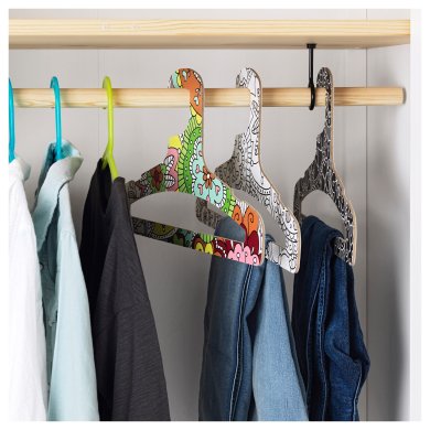 IKEA Плечики детские VANSKAPLIG (ИКЕА ВЭНСКАПЛИГ) 30333272 фото - 2