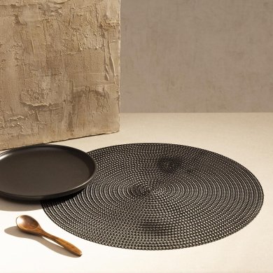 Сервировочный коврик Homla SKINE 38 см Черный 209828 фото - 5