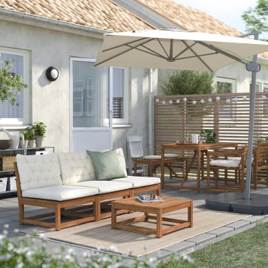 IKEA Навес для зонта SVALON 300х200 см Бежевый (ИКЕА СВАЛОН) 10532017 фото - 3