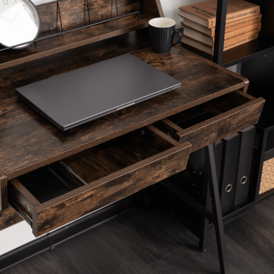 Письменный стол Mebel Elit PERI Дуб рустик ME.PERI/BR/CZ/B фото - 9