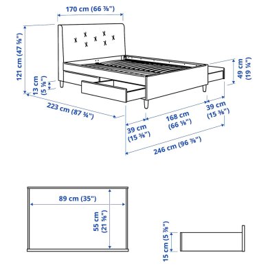 IKEA IDANAS (ИКЕА ИДАНАС) 90447176 фото - 7
