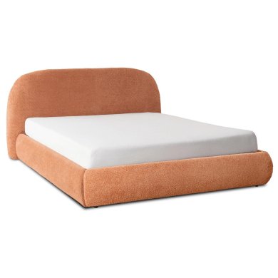 Ліжко Mebel Elit ROSSO Boucle 160x200 см Рудий ME.ROSSO/160/RD/TB/LOZZPOJ фото - 6