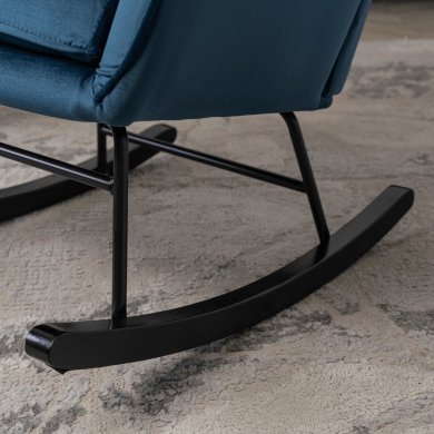 Кресло-качалка мягкое Mebel Elit JACKSON Welur Синий - 10 Кресло-качалка мягкое Mebel Elit JACKSON Welur Синий ME.JACKSON/GR/V/FW фото - 10