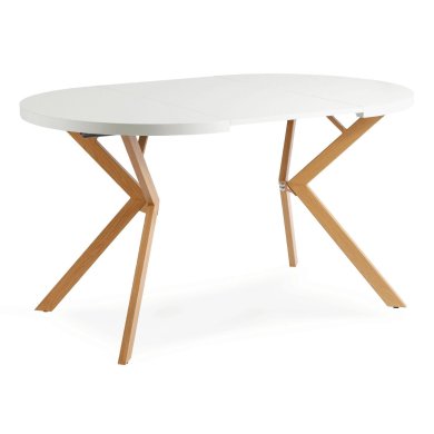 Розкладний обідній стіл Mebel Elit LUGO Білий - 3 Розкладний обідній стіл Mebel Elit LUGO Білий ME.LUGO/B/DREW/S фото - 3