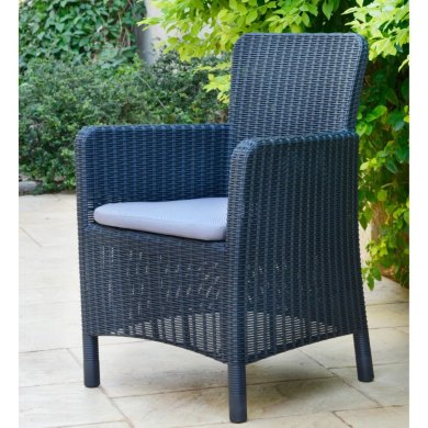 Садове крісло Keter TRENTON Графит 226453 фото - 3