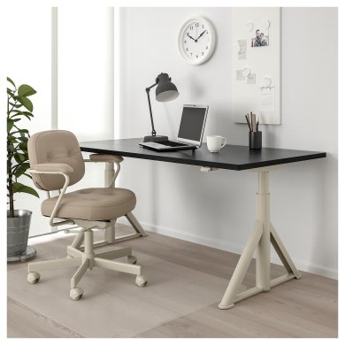 IKEA Письмовий стіл для роботи сидячи/стоячи IDASEN Чорний (ИКЕА ИДАСЕН) 99280978 фото - 7