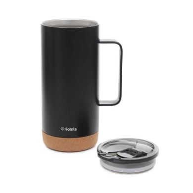 Термокружка Homla TORREL 480 мл | Чорний / Дерево - 3 Термокружка Homla TORREL 480 мл | Чорний / Дерево 219173 фото - 3