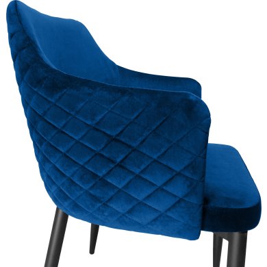 Обеденный стул Signal Astor Velvet Синий ASTORVCGR фото - 4