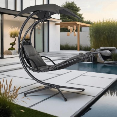 Підвісний шезлонг Mebel Elit REBECA Сірий - 10 Підвісний шезлонг Mebel Elit REBECA Сірий ME.REBECA/P/T/OGR/HUS фото - 10