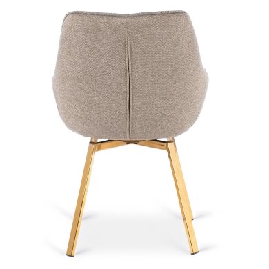 Обеденный стул поворотный Mebel Elit MIA Бежевый ME.MIA2/BZ/ZL/T/K фото - 4