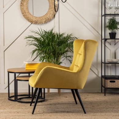 Кресло мягкое Mebel Elit VINCENT Горчичный - 9 Кресло мягкое Mebel Elit VINCENT Горчичный ME.VINCENT/CU/V/FW фото - 9